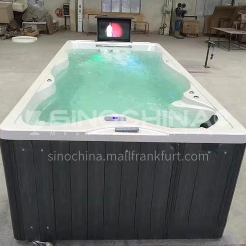 Luxury hot spring pool massage pool hydrotherapy multi-person SPA massage surfing bathtub outdoor jacuzzi AO-6001